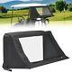 Golf Cart Rear Bag Rain Cover Kit Folding Cover For Club Car Tempo Two-seater