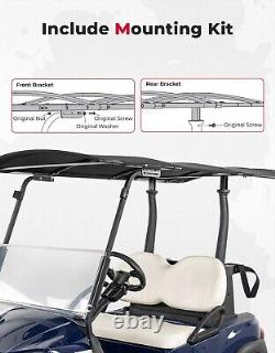 Golf Cart Roof Tubular Sun Top Black for Club Car Precedent Onward Tempo 2-Seat