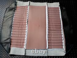 Golf Cart Seat Cover Black Brown For Club Car Precedent 04+, Tempo Front Rear