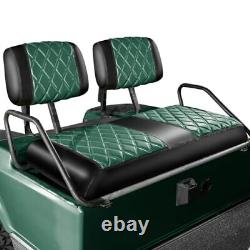 Golf Cart Seat Covers Fit Club Car DS Pre-2000 Seat Dark Green and Black