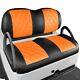 Golf Cart Seat Covers Fit Club Car Precedent/tempo/onward Orange And Black