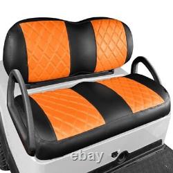 Golf Cart Seat Covers Fit Club Car Precedent/Tempo/Onward Orange and Black