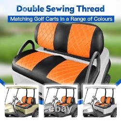 Golf Cart Seat Covers Fit Club Car Precedent/Tempo/Onward Orange and Black