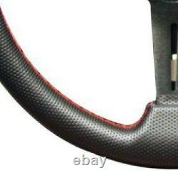 Golf Cart Steering Wheel 14 Black withRed Stitching Club Car Ezgo Yamaha