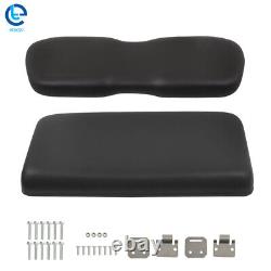 Golf Carts Black Front Seat Bottom And Back Cushion For Club Car DS New