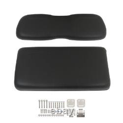 Golf Carts Black Front Seat Bottom+Back Cushion For Club Car DS 2000.5-Up Models