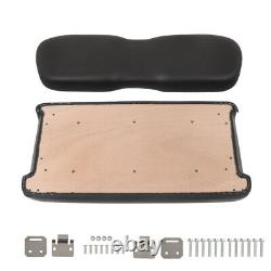 Golf Carts Front Seat Bottom And Back Cushion Black For Club Car DS 2000.5-Up