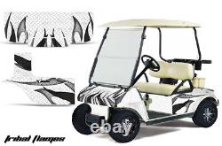 Graphics Kit Decal Sticker Wrap For Club Car Golf Cart 1983-2014 TFlames K W