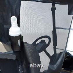 Greenline GLCCSH by Eevelle 600D 2 Passenger Club Car Golf Cart Sun Shade Black