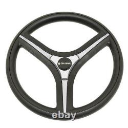 Gussi Italia Brenta Black Steering Wheel for Club Car Precedent Golf Carts