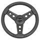 Gussi Italia Lugana Black Golf Cart Steering Wheel For Club Car Precedent