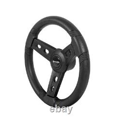 Gussi Italia Lugana Black Golf Cart Steering Wheel For Club Car Precedent