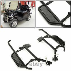 Heavy Duty Nerf Bars / Running Boards For 2004-2019 Club Car PRECEDENT Golf Cart