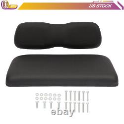 High Quality Black Golf Cart Front Seat and Back Cushion Set Fits Club Car DS