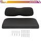 High Quality Black Golf Cart Front Seat And Back Cushion Set Fits Club Car Ds
