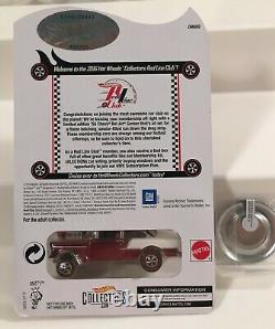 Hot Wheels 55 Chevy Bel Air Gasser 2016 Club Car RLC Black Chrome Red Blue ERROR