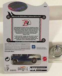 Hot Wheels 55 Chevy Bel Air Gasser 2016 Club Car RLC Black Chrome Red Blue ERROR