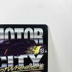 Hot Wheels Wheelers Motor City Club Car Black Purple Passion Flames 255/400