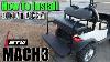 How To Install Golf Cart Back Seat Gtw Mach 3 Aluminum Rear Seat Kit Club Car Precedent