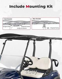 KEMIMOTO Golf Cart Roof Top Kit for Club Car Precedent Tempo EZ-GO Yamaha 2-Seat