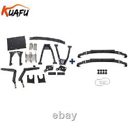 KUAFU 6 A-Arm Lift Kit & Rear Leaf Springs For Club Car DS Golf Cart 1982-2003