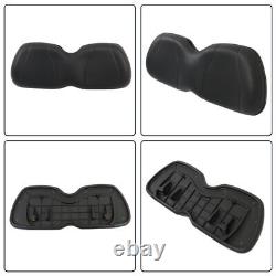 LABLT Black Front Seat Cushion & Backrest For Club Car Precedent Golf Cart