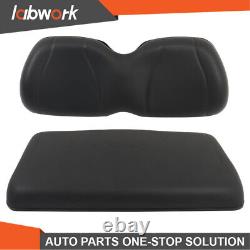 Labwork Front Seat Bottom+Backrest Assemblies For Club Car Precedent 04-11 Black