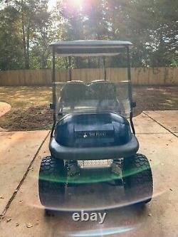 Lifted Club Car Precedent 48 Volt Golf Cart Blue / Black