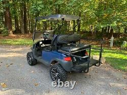 Lifted Club Car Precedent 48 Volt Golf Cart Blue / Black