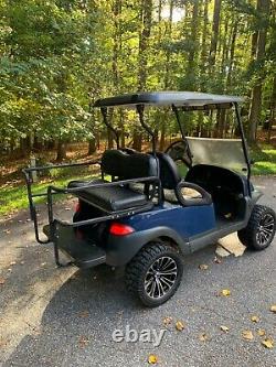 Lifted Club Car Precedent 48 Volt Golf Cart Blue / Black