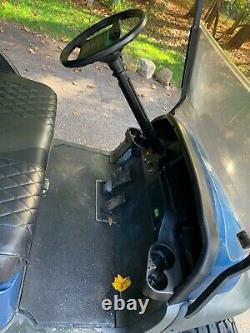 Lifted Club Car Precedent 48 Volt Golf Cart Blue / Black