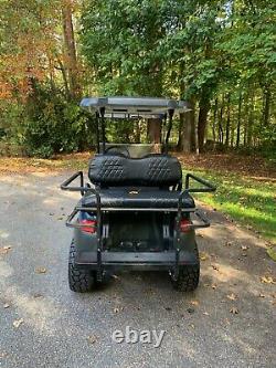 Lifted Club Car Precedent 48 Volt Golf Cart Blue / Black