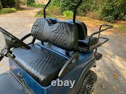 Lifted Club Car Precedent 48 Volt Golf Cart Blue / Black