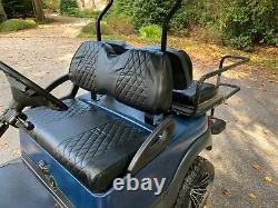 Lifted Club Car Precedent 48 Volt Golf Cart Blue / Black