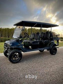 Lithtium Custom Built Blacked Out Truck Club Car Golf Cart Fast