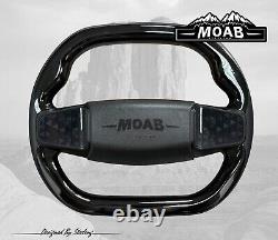 MOAB Black Steering Wheel/Adaptor for Club Car Precedent/Tempo/Onward Golf Cart