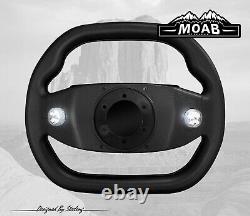 MOAB Black Steering Wheel/Adaptor for Club Car Precedent/Tempo/Onward Golf Cart