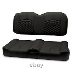 MODZ FS1 Custom Golf Cart Front Seat for Club Car Precedent 2004-Up Black