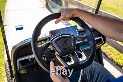MadJax Cruise Golf Cart Steering Wheel Fits EZGO Club Car Yamaha Black