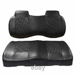 MadJax Executive Golf Cart Front Seat Cushion for Club Car Black