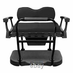 MadJax Genesis 300 Rear Flip Seat Deluxe Black Cushions Club Car Precedent