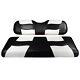 Madjax Riptide Black / White Front Seat Covers Club Car Ds 2000-up