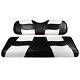 Madjax Riptide Black / White Front Seat Covers Club Car Precedent 2004-up