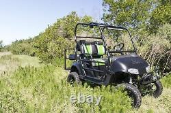 MadJax Tsunami Golf Cart Seats for Club Car Precedent (2004-2011) Black/Green