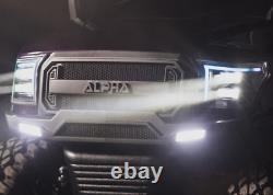 Madjax Alpha Body Kit Black Grille Insert with Lights Club Car Precedent Golf Cart