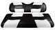Madjax Riptide Seat Covers For Madjax Rear Seat Kit Black With White