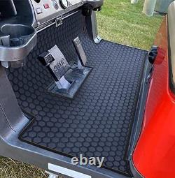 Mats Club Car Golf Cart Mat Full Coverage Floor Liner -BLACK- Precedent