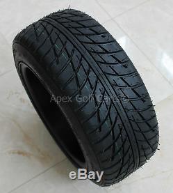 NEW Two Tires and ITP Rims For Golf Carts Club Car Yamaha EzGo Black Low Profile