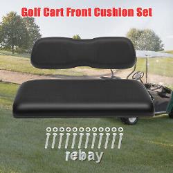 New Black Golf Cart Front Seat Cushion Set Fits Club Car DS