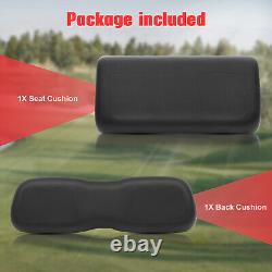 New Black Golf Cart Front Seat Cushion Set Fits Club Car DS